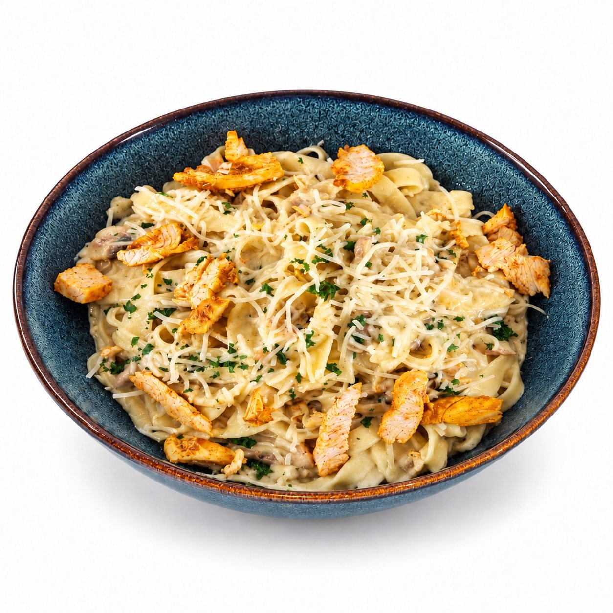 PASTA CON POLLO ALLA CREMA